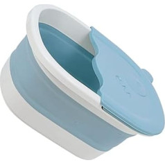 Foldable Foot Bath Bucket for TPE Foot Soak Bucket Mobile Foot Wash Basin Ideal for Home and Travel Space Saving and Easy to Clean