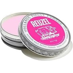 REUZEL Pink Extreme Hold Matte Pomade, Strongest All Day Hold, Water Soluble Styling, No Shine & Flake Free, Easy To Wash Out, For All Hair Styles, 113 g (4 oz)