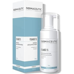 Foamer 15 Cleansing Foam Face 15% Glycolic Acid AHA Exfoliating Against Impurities & Acne Cleansing Gel Face Cleansing Vegan, No Fragrances & Silicone 100 ml Dermaceutic