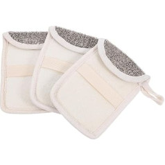 Beavorty Pack of 15 Handmade Soap Storage Bag Foaming Mesh Soap Net Bag Handmade Soap Storage Bag Exfoliating Soap Bag for Facial Cleansing Flax