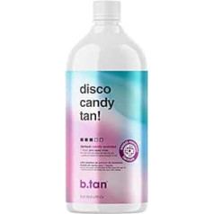 b.tan Spray Tan Solution - Disco Candy Pro Spray Mist, Candy Scented Party Proof Sunless Airbrush Tanning Solution - Use with Spray Tan Machine, Spray Tan Tents, 100 ml