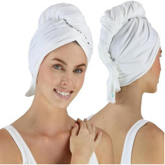Hair RePear ULTIMATE HAIR TOWEL FOR LONG HAIR - Anti Frizz Premium Cotton Product to Improve Healthy Natural Hair Perfect for Wrapping, Scrunching for Straight, Wavy or Curly Hair 21