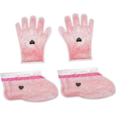 Healvian Rose Paraffin Hand Fuß Pflege Spa Handschuhe Wachs Therapie Abdeckungen für Pflegende Hand Fuß Behandlung