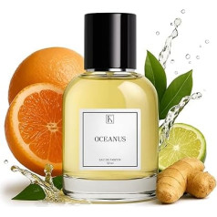 Oceanus - 50 ml - Eau de Parfum for Men and Women - Aquatic Fragrance Notes of Bergamot & Sicilian Orange - with 20% Perfume Oil up to 8 Hours Long Lasting Fragrance - From Swiss Manufactory