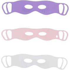 minkissy Pack of 6 Double Sided Eye Mask Silicone Eye Cover Hot Cold Eye Masks Prevents Eye Spots, Face Massage Masks, Ice Eye Masks, Grain Travel Silica Gel Compression