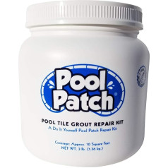 Pool Patch Grey Pool Tile Groutboard Repair Kit, Hammer, Carbon Steel, Grey