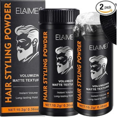 20g Hairdressing Powder, Hairdressing Powder for Men, Texturizing Powder, Texture Powder for Men - Easy to Apply and No Residue