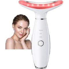 Face Massager, Portable Face Massager, 3 Modes, Face Neck Shaping Tool, Face Massager for Skin Care (White)