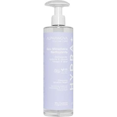 ALPHANOVA Thermal Care - Micellar Cleansing Water Hydra+ - Hyaluronic Acid - Natural - Organic Certified - Ecopush Bottle 400ml