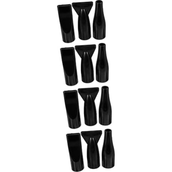 4 Sätze Wassergebläse Für Haustiere Tragbare Lotion in Miniflasche Diffusor Tierhaartrockner Hair Dryer Diffuser Duft Diffuser Haarblasdüse Fön Frontdüse Abs Black 3 Stück * 4