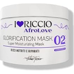 I Love Curls Glorification Mask Super Moisturising Mask AfroLove Repairs and Strengthens Hair, Suitable for Afro Hair, with Shea Butter and Avocado Oil, 500 ml