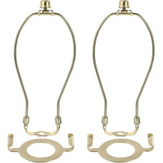 2 x Heavy Duty Lamp Shade Holder for Lampshade Harp with Tail Lamp Shade Adapter for Table Lamp
