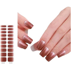 Gel Nail Foils Semi-Cured Nail Polish Foils Korean Gel Nails Stickers Gel Nails Strips Nail Art Decoration Korean Gel Nails Strips Semi-Cured Nail Polish Foils