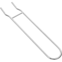 TOBBOMEY Barbecue Skewer Grill Grate Lifter Gripper Stainless Steel Hanging Grill Nets Lifter Gripper Grill Levelling Set Pizza Pan Gripper Gas Grills Grate Lifter Grill Hook