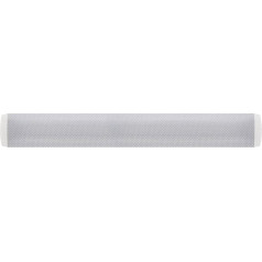Telefunken - LED Under-Unit Light 97.6 cm, LED Ceiling Light Basement, LED Strip Kitchen Cabinet, Workshop Lamp, Prism Look, Neutral White Light, 23 W, 3000 Lm, White