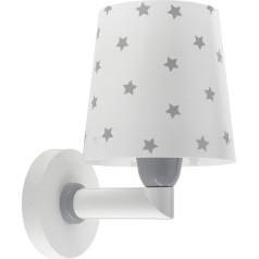 Dalber 82219B E27 Children's Wall Light Star Light Stars White