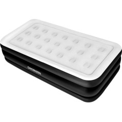 Air Mattress with Built-in Electric Pump, Single Bed Air Bed with Storage Bag, Self-Inflating for 1 Person, 196 x 97 x 47 cm, Twin Size, Portable Inflatable Guest Bed