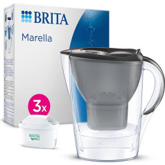 Brita Marella +3 Maxtra Pro Filter Jug Polypropylene Grey 2.4 L 150 L