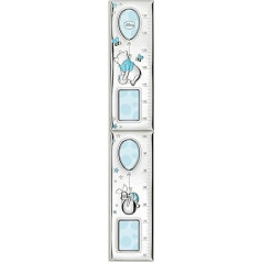 Disney Winnie The Pooh - Tape Measure for Children for Wall Decoration in Children's Room with Picture Frame in Silver