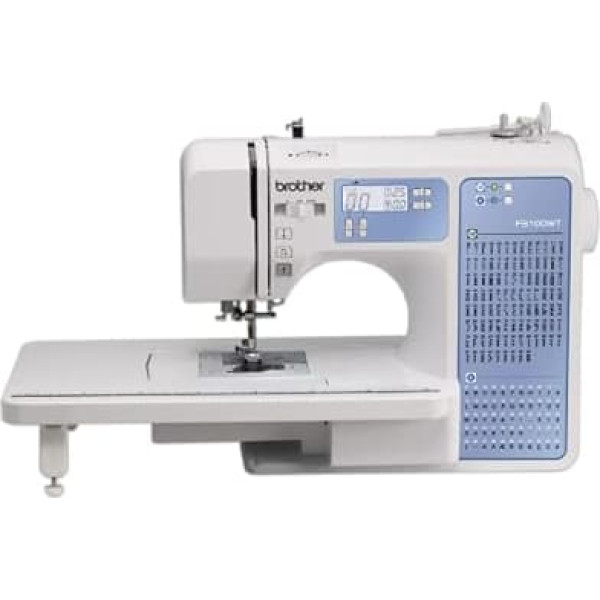 Brother FS100WT Free Motion Embroidery/Sewing and Quilting Machine, White