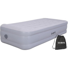AVENLI Self-Inflating Air Mattress 196 x 97 x 47 cm - Comfortable Single Air Bed with Removable Electric Pump - High Quality Guest Bed for Home & Camping Stable, Comfortable & Easy to Store