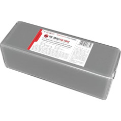 TFC Troll Factory Modelling Clay I Industrial Modelling Clay I Mould Making Plasticine I Medium Hard, Grey I 1 x 1000 g