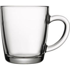 Pasabahce, 55531, Basic Drinking Glasses, Tea Glass with Handle, Set of 6