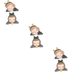 Pack of 6 Switch Stickers Decoration Light Switch Plates Decorative Wall Sticker for Base Sticker Decor Base Decoration Light Luxury Decorate Wall Decoration Socket 3D Resin