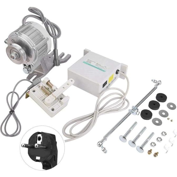 Sewing Machine Servo Motor, 750 W Sewing Machine Motor Brushless Silent Servo Motor Electric Servo Motor for Sewing Machine 750 W 7N M (EU Plug)