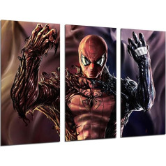 Wall Picture Superhero Spiderman Comics 97 x 62 cm Wooden Print XXL Format Art Print Ref.26539