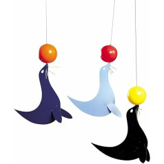 Flensted Mobiles Nursery Mobiles, The 3 Happy Sealions