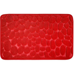 WohnDirect Memory Foam Bathroom Rug, Non-Slip Bath Mat, Washable & Quick Drying Bath Mat, 50 x 80 cm