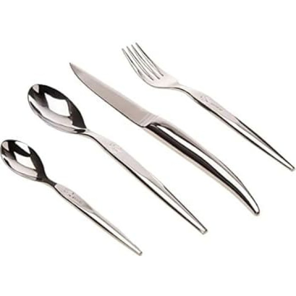 Laguiole Production 439800 24-Piece Cutlery Set Stainless Steel 18/0 Mirror Polished
