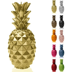Candellana Pineapple Paraffin Candle 100 x 100 x 210 mm - Gold Candle Decorative - Candles Aesthetic 3D - Candles Aesthetic - Decorative Candles Gift - Aesthetic Candle - Decorative Candle - Candle