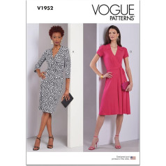 Vogue V1952F5 Women's Wrap Dresses F5 (44-46-50)