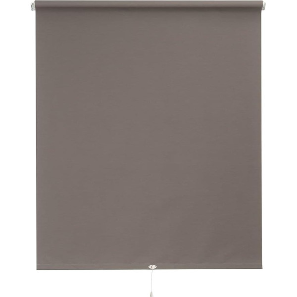 Sunlines Fabric Blackout Roller Blind, grey / white, 102 x 180 cm