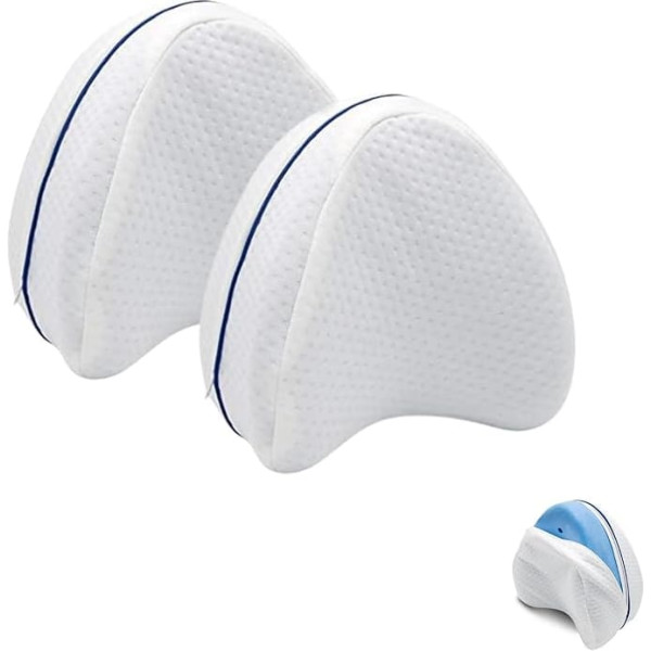 MAGIC SELECT 2 Orthopedic Leg and Knee Pillows, Ergonomic Pillow, Positioning Pillow, Viscoelastic Pillow, Adjustable Leg Pillow, Memory Foam, for Side Sleepers