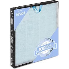 LEVOIT Vital 100S Smoke Remover, Air Purifier Replacement, 3-in-1 HEPA High Efficiency Activated Carbon Filter, Vital 100S-RF-SR (LRF-V102-BUS), 1 Pack, Blue