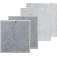 PUREBURG Replacement Filter Compatible with Homvana H211 H211S & Govee H7123 Air Purifier, H13 4-Stage Filtration, Pack of 2