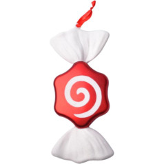32 cm Large Candy Pendant Christmas Artificial Embellishments Red and White Lollipop Painted Wedding Party Decorations Home Christmas Gift D