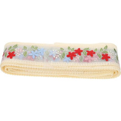 NUOBESTY Stickerei-blumen-spitzenband 1 Stück für Kleider Kleidung Basteln Spitze Verzieren Mäntel Handtaschen Verpackung