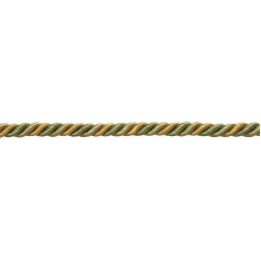 Medium Olive Gold Baroque Collection 5/16 Cord Without Lip Style # 516BNL Color: GOLDEN OLIVE 1755 (Sold by the yard)