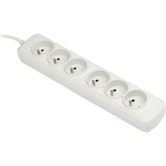 Effiki Activejet pagarinātājs 6gnu - 3m - s (3m; krāsa pelēka)