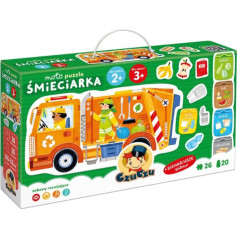 Czuczu Puzzle moto - Sadzīves atkritumu mašīna 26 gabali