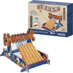 Generisch Weaving Kit Toys, Potholder Loops Crafts, 7.68 x 7.68 x 7.48 inches, Educational Art Supplies, Creative Hands-On Fun, Ideal for Making Pet Scarves, Coasters, Phone Bags, Bracelets