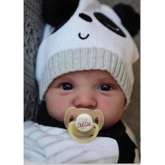 BABESIDE Reborn Boys Dolls 20 Inch Aiden Realistic Baby Doll Lifelike Baby Doll Fabric Body Reborn Dolls Newborn Real Baby Dolls Real Look Open Eyes