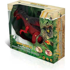 Tachan Dragon XL Multi-Sensor, Various Functions, Walking, Lights, Realistic Sounds, Red, XL