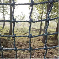 Amacthysh Outdoor-Kletternetze Für Kinder/Erwachsene, Sicherheitsnetze Für Hinterhofspielplätze, Kletternetze Für Seilleitern, Baumhauszubehör, Balkongeländerschutz,275.59 * 314.96 inch