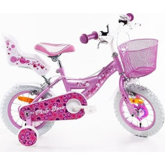 SCH Pink Love Bike, Children's Bike, Pink, 12 Inches