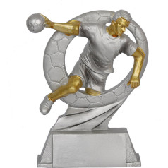 Handbola statuete / 17 cm / daudzkrāsains